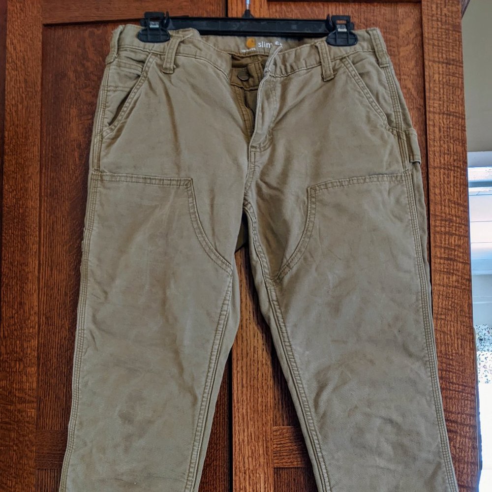 Carhartt women's slim fit work pants size 8